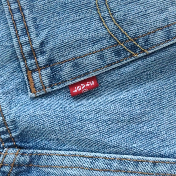 LEVI'S | 501 Original Denim Shorts Light Wash Cut Off, Blue, Womens Size 27 - Picture 4 of 10